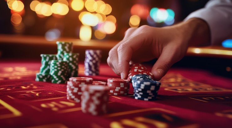 Auto Roulette betting slip and balance display on mg4d slot